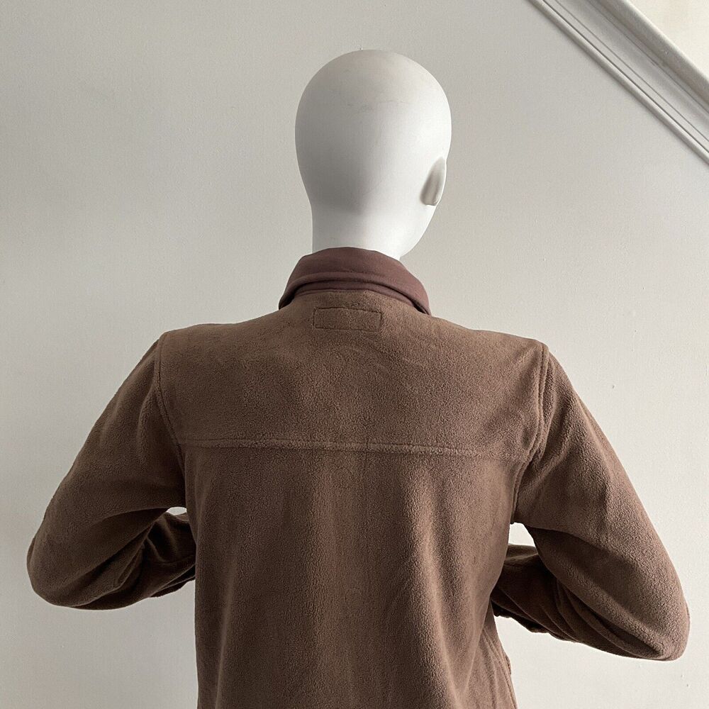 Blank NYC Shacket Brown Fleece Button Front Cozy Soft Boho L - Picture 11 of 12